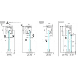 Ensemble Porte Coulissante Verre COMPACT X