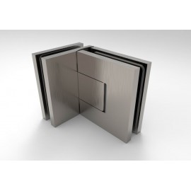Charnière Verre à Verre 90° - 45Kg Max