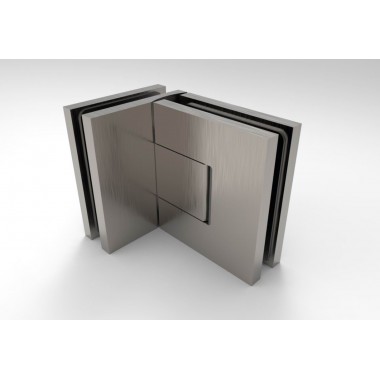 Charnière Verre à Verre 90° - 45Kg Max