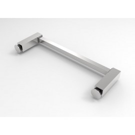 Porte Serviette Tube Carrée 12x12mm Fixation Verre