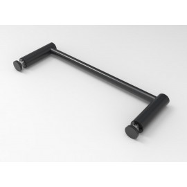 Porte Serviette Tube Rond Ø12mm Fixation Verre