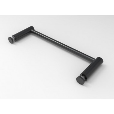 Porte Serviette Tube Rond Ø12mm Fixation Verre