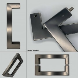 Poignée Rectangulaire 22.5cm pour Porte en Verre