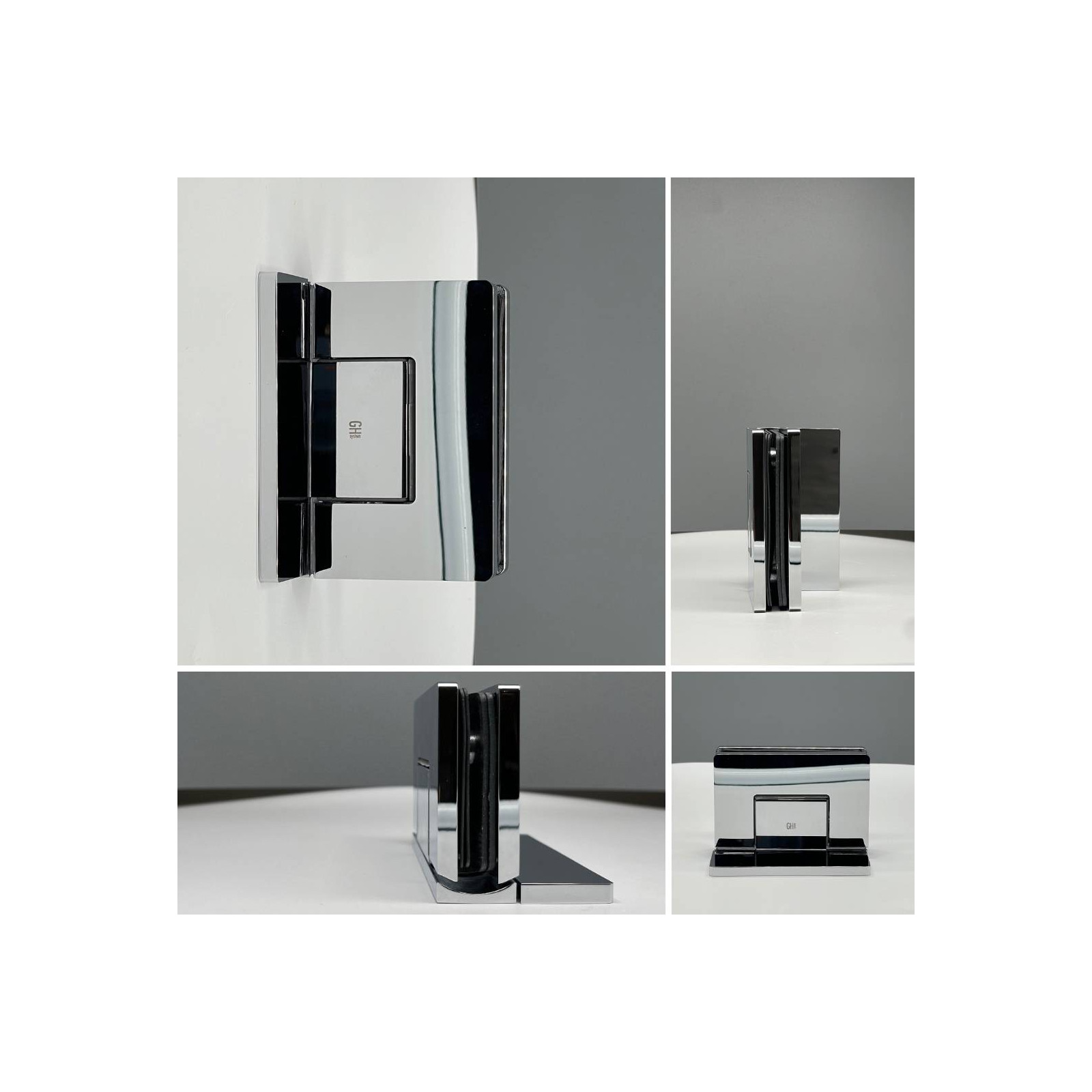 Charnière Verre à Mur 90° - Porte Battante