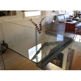 Rail Aluminium 2.5m pour Garde-Corps en Verre